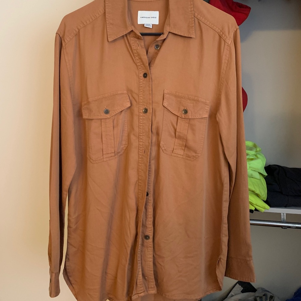 American eagle button up shirt